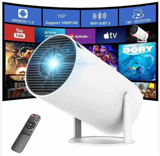 Proyector Portátil 1080P – Convierte cualquier habitación en un cine en casa